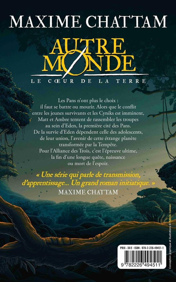 Quatrième de couverture de « Le coeur de la terre : roman »