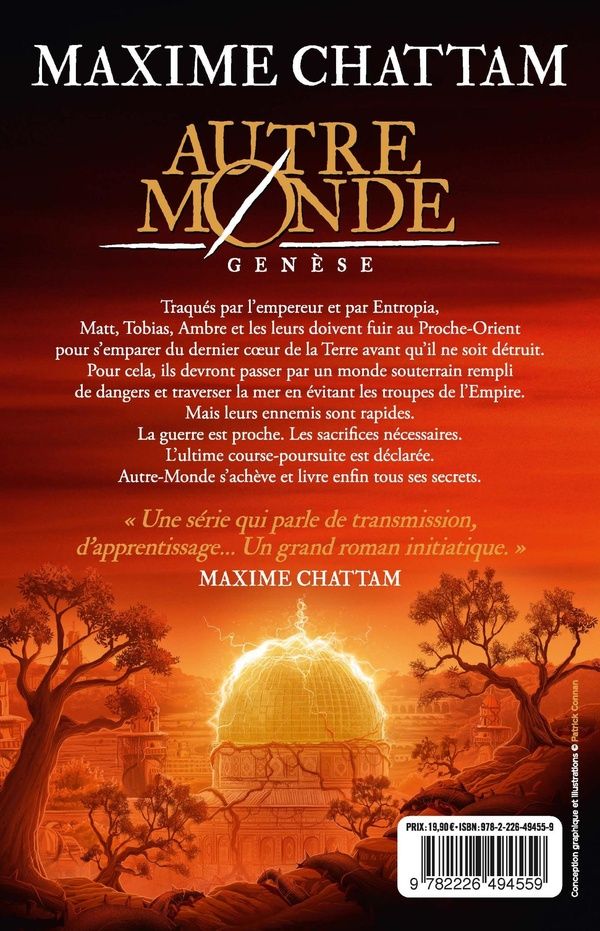 Quatrième de couverture de « Genèse »