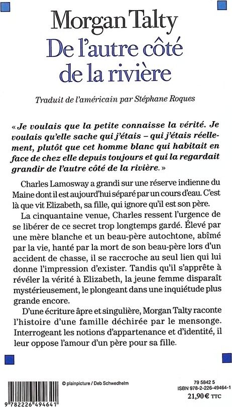 Quatrième de couverture de « De l'autre côté de la rivière »