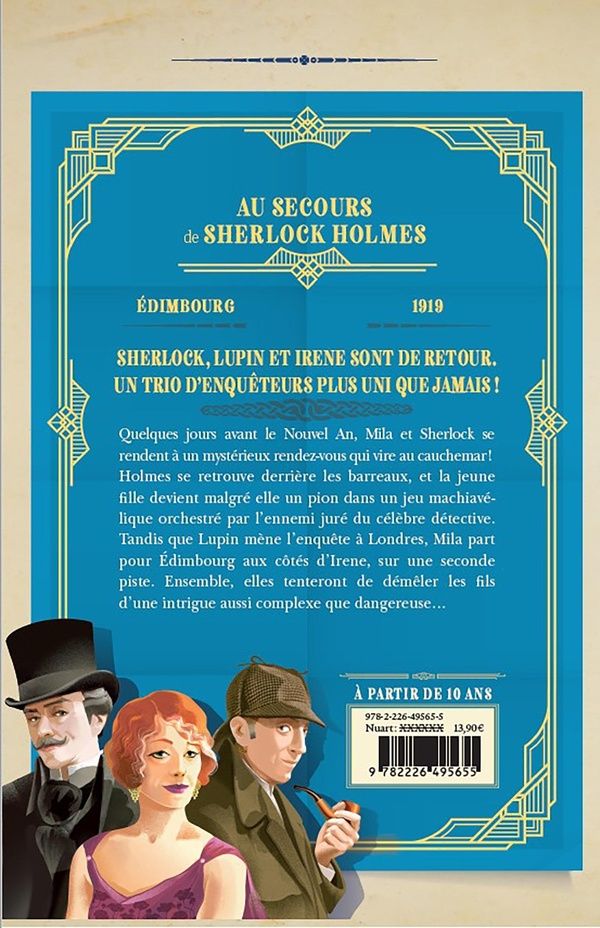 Quatrième de couverture de « Piège mortel pour M. Holmes »