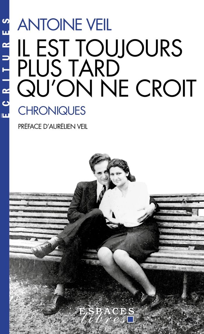 Couverture du livre « Il est toujours plus tard qu'on ne croit : chroniques », librairie Les Contes Infusés à Corte