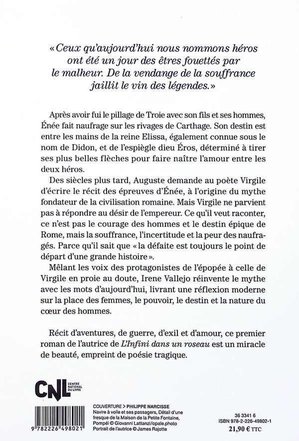Quatrième de couverture de « Carthage »