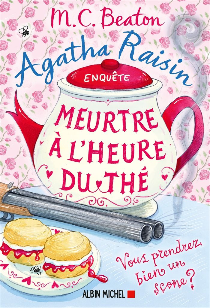 Couverture : AGATHA RAISIN ENQUETE 37 - MEURTRE A L'HEURE DU THE - VOUS REPRENDREZ BIEN UN SCONE ?