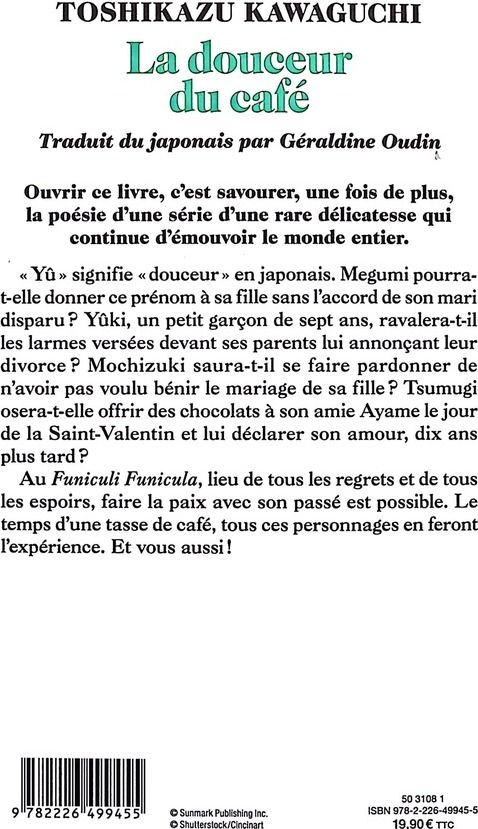 Quatrième de couverture de « La douceur du café »