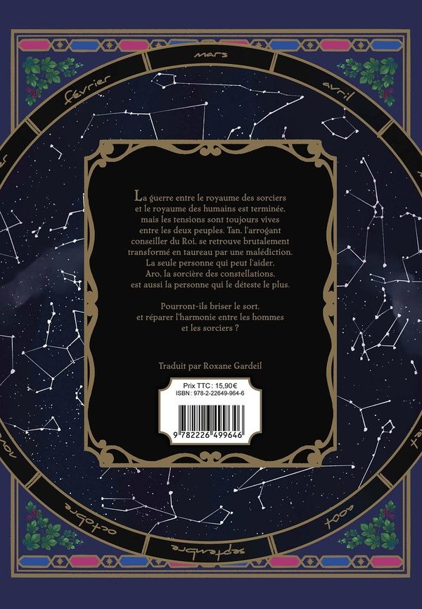 Quatrième de couverture de « The witch & the bull »