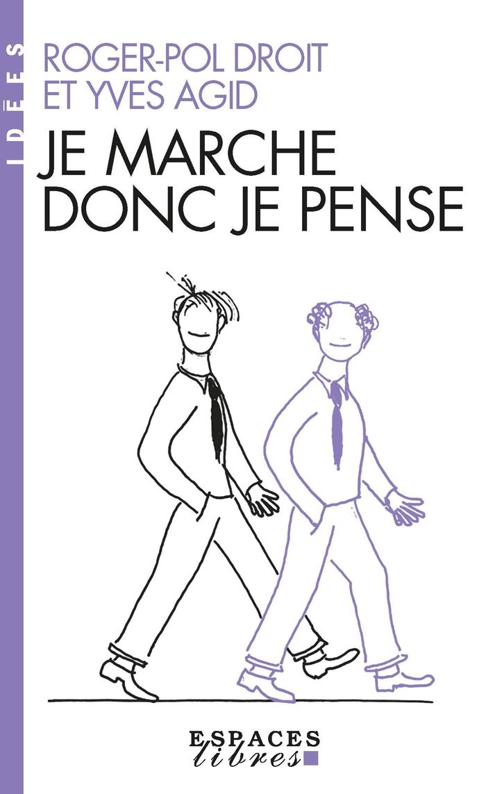 Couverture du livre « Je marche donc je pense », librairie Les Contes Infusés à Corte