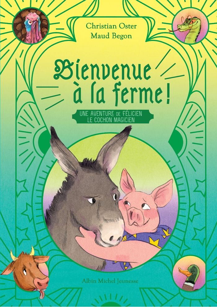 Couverture du livre « Bienvenue à la ferme ! » de Christian Oster, librairie Les Contes Infusés à Corte