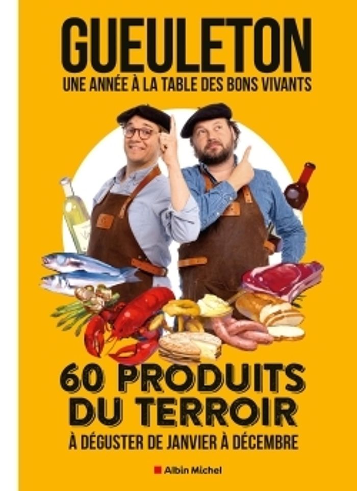 Couverture du livre « Une année à la table des bons vivants : 60 produits du terroir à déguster de janvier à décembre », librairie Les Contes Infusés à Corte