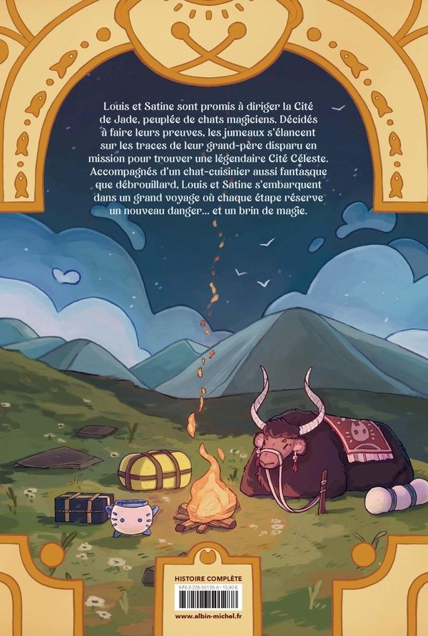 Quatrième de couverture de « Les chaventuriers : la cité céleste »