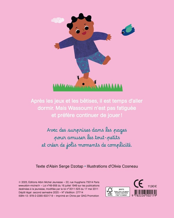 Quatrième de couverture de « Au lit Wassoumi ! »