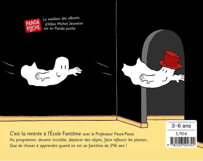 Quatrième de couverture de « L'école fantôme »