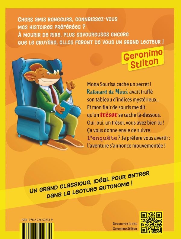 Quatrième de couverture de « Le sourire de Mona Sourisa »
