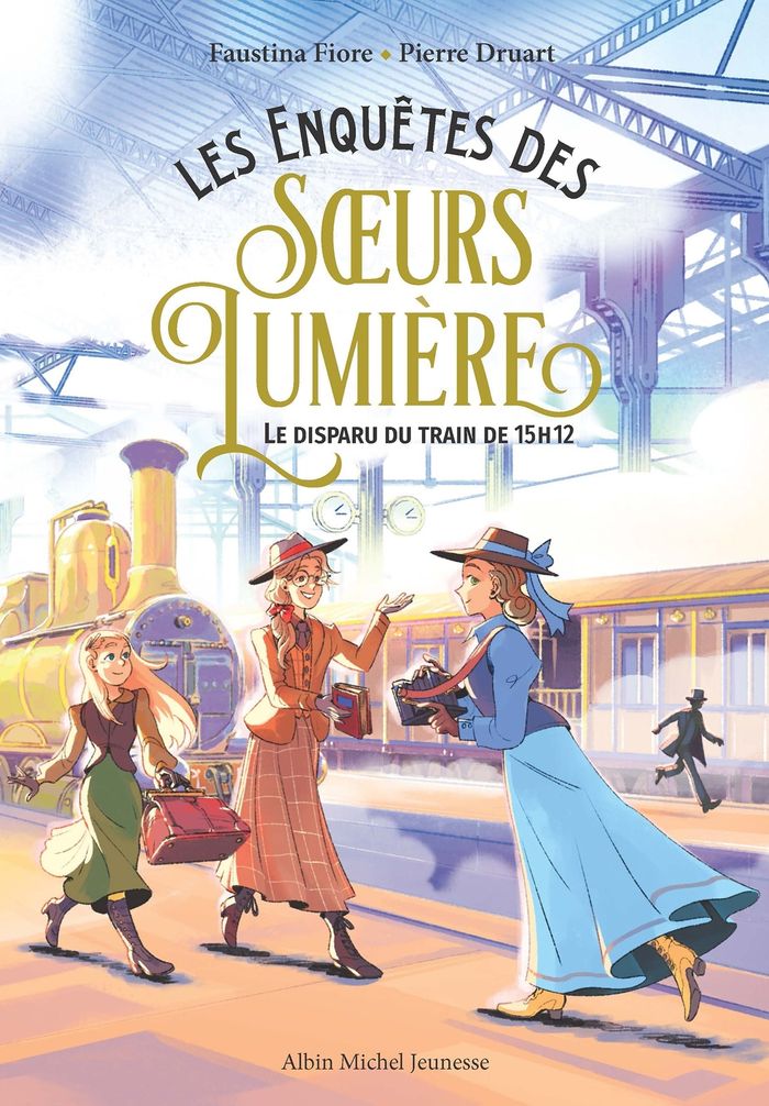 Couverture du livre « Le disparu du train de 15 h 12 » de Faustina Fiore, librairie Les Contes Infusés à Corte