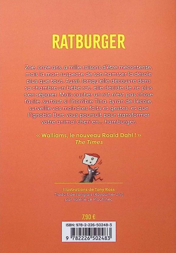 Quatrième de couverture de « Ratburger »
