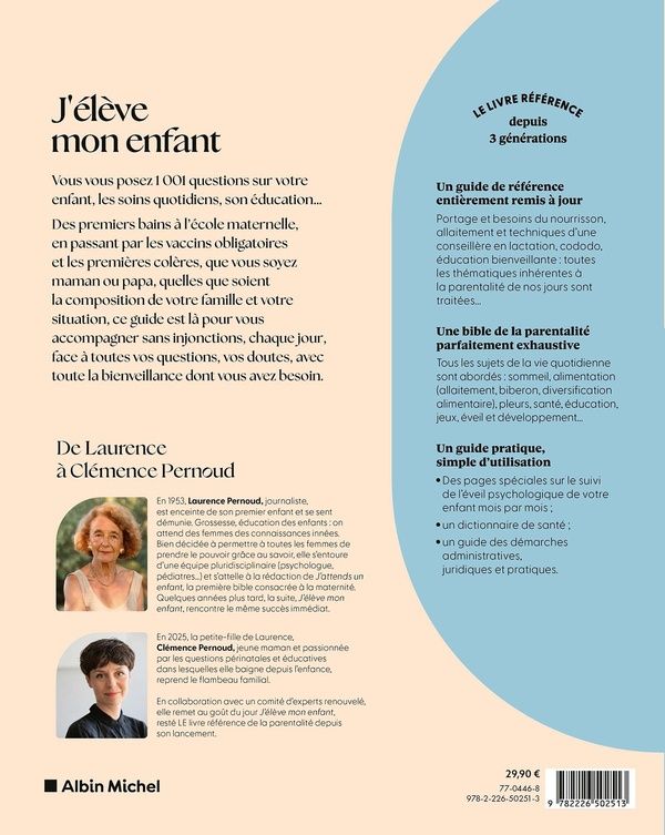 Quatrième de couverture de « J'élève mon enfant »