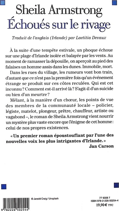 Quatrième de couverture de « Echoués sur le rivage »