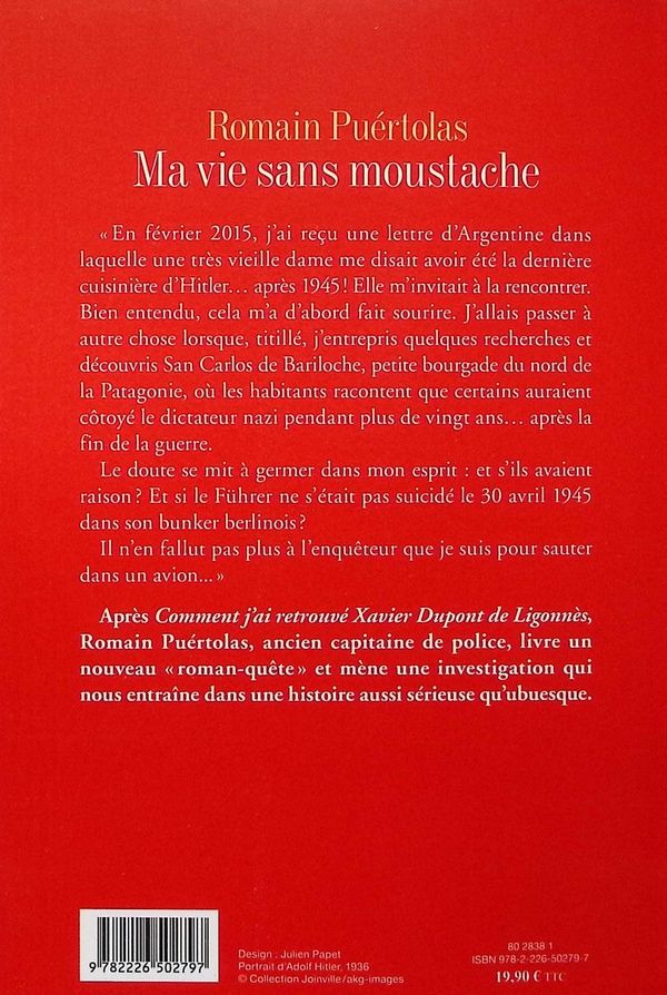 Quatrième de couverture de « Ma vie sans moustache : roman »