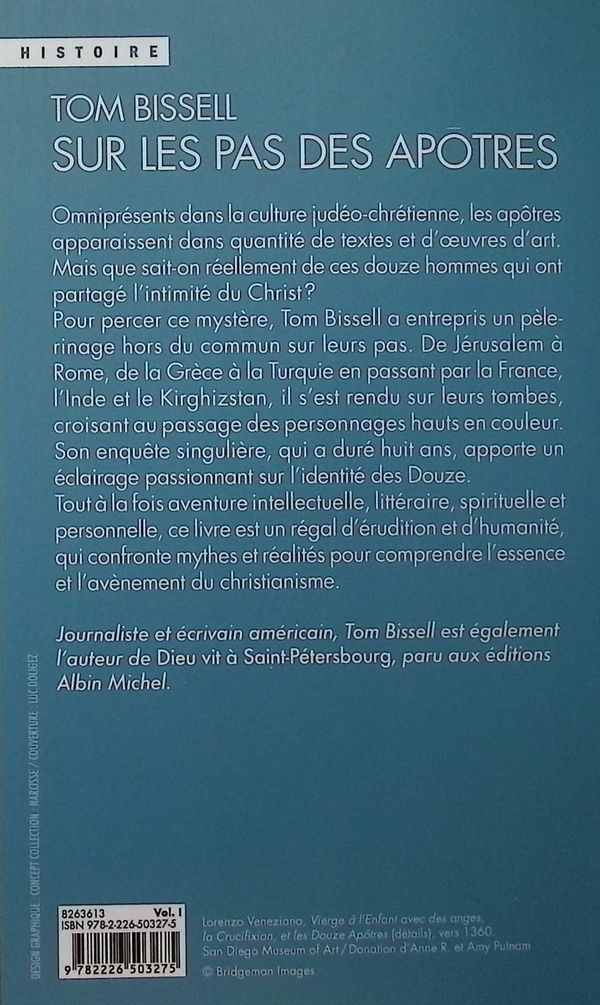 Quatrième de couverture de « Sur les pas des apôtres »