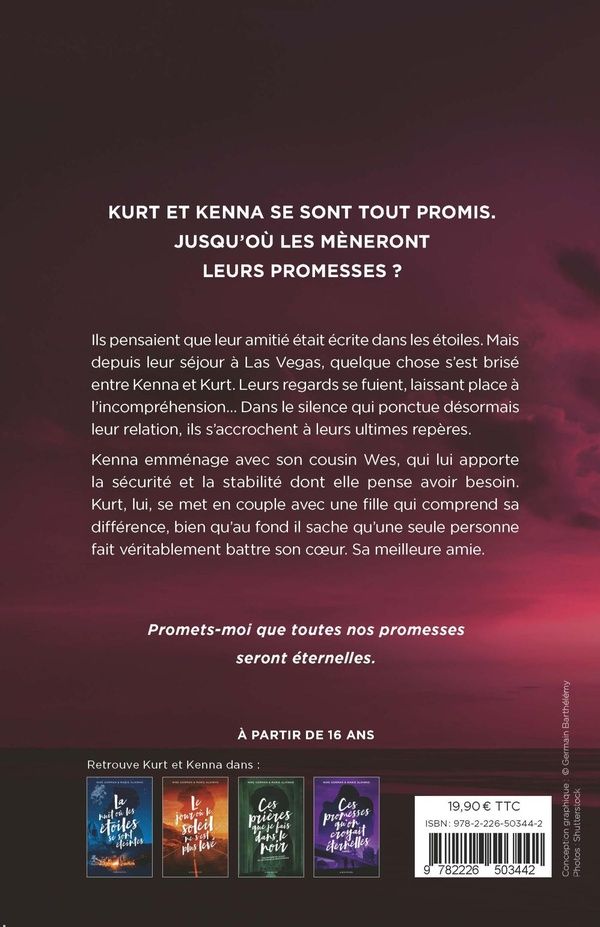 Quatrième de couverture de « CES PROMESSES QU'ON CROYAIT ETERNELLES - PARTIE 2 - LA NUIT OU LES ETOILES SE SONT ETEINTES - TOME 5 »