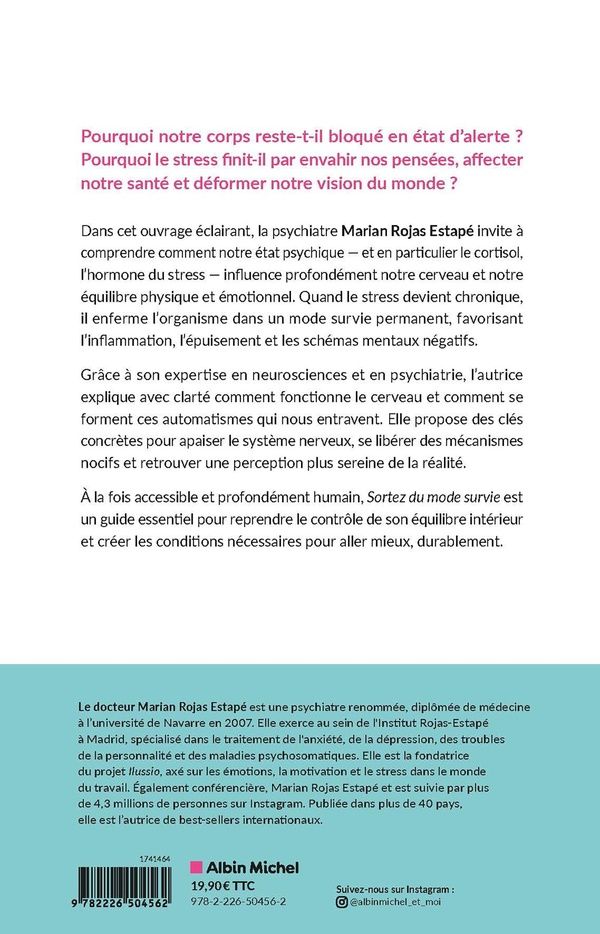 Quatrième de couverture de « Sortez du mode survie ! : Le guide pour apprendre à aller mieux »