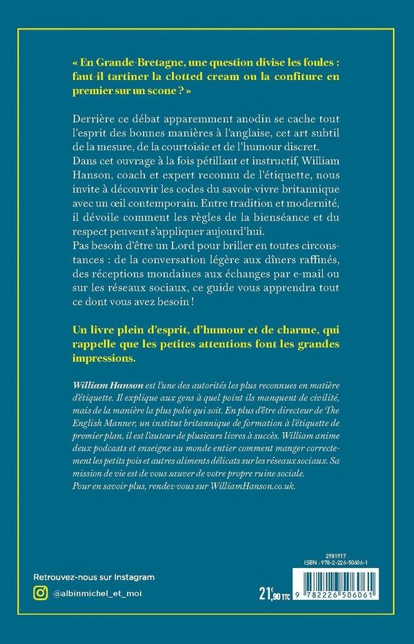Quatrième de couverture de « Le Guide · So british · des bonnes manières »