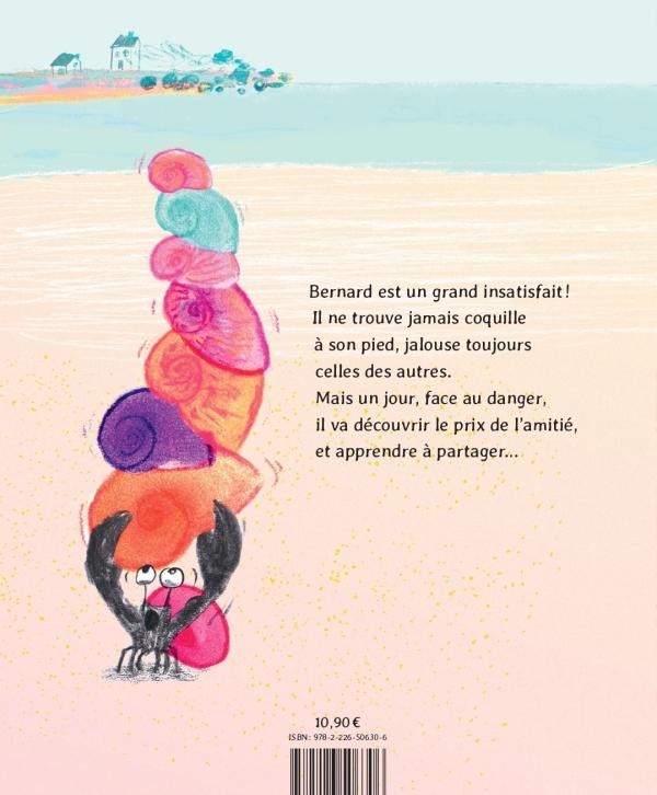 Quatrième de couverture de « Bernard : l'hermite qui déménage »