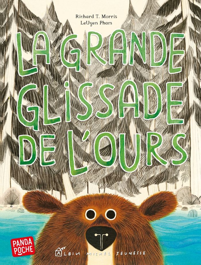 Couverture du livre « La grande glissade de l'ours » de Richard T. Morris, librairie Les Contes Infusés à Corte