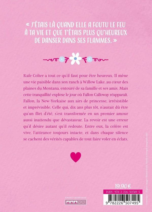 Quatrième de couverture de « WILLOW LAKE »