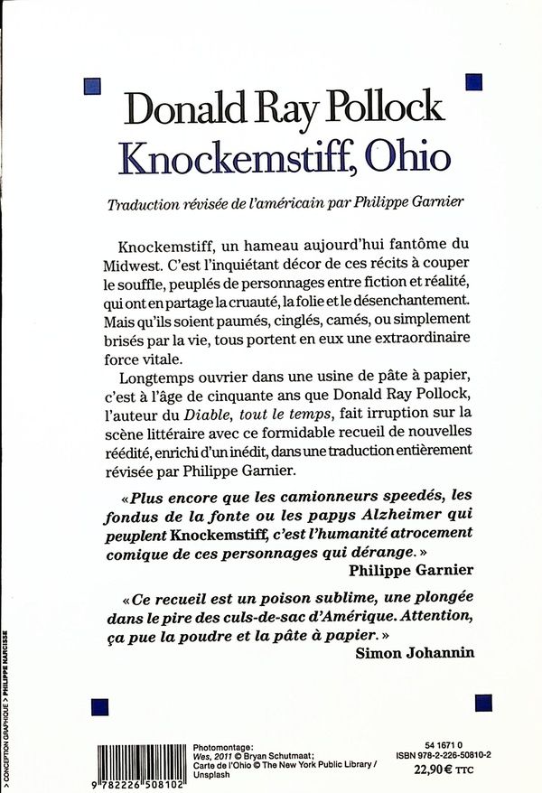 Quatrième de couverture de « KNOCKEMSTIFF, OHIO »