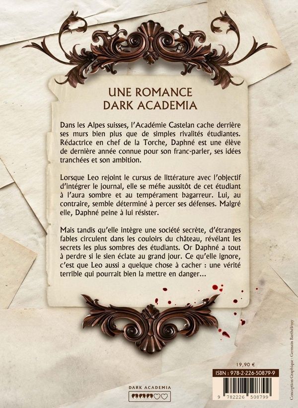 Quatrième de couverture de « L'ENCRE DE LA HAINE »