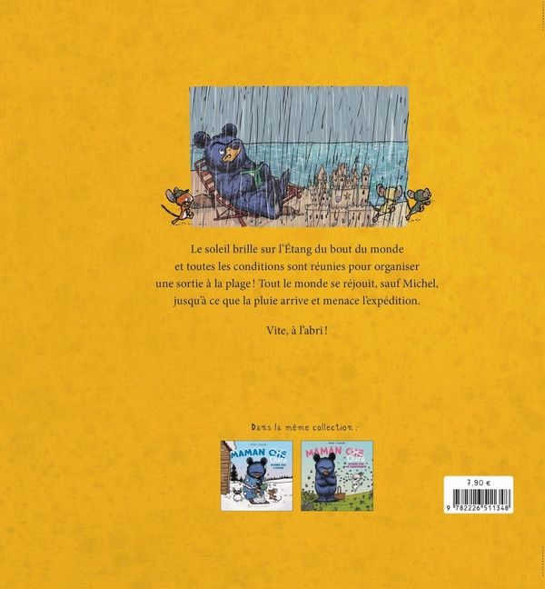 Quatrième de couverture de « MAMAN OIE OURS N'AIME PAS L'ETE »