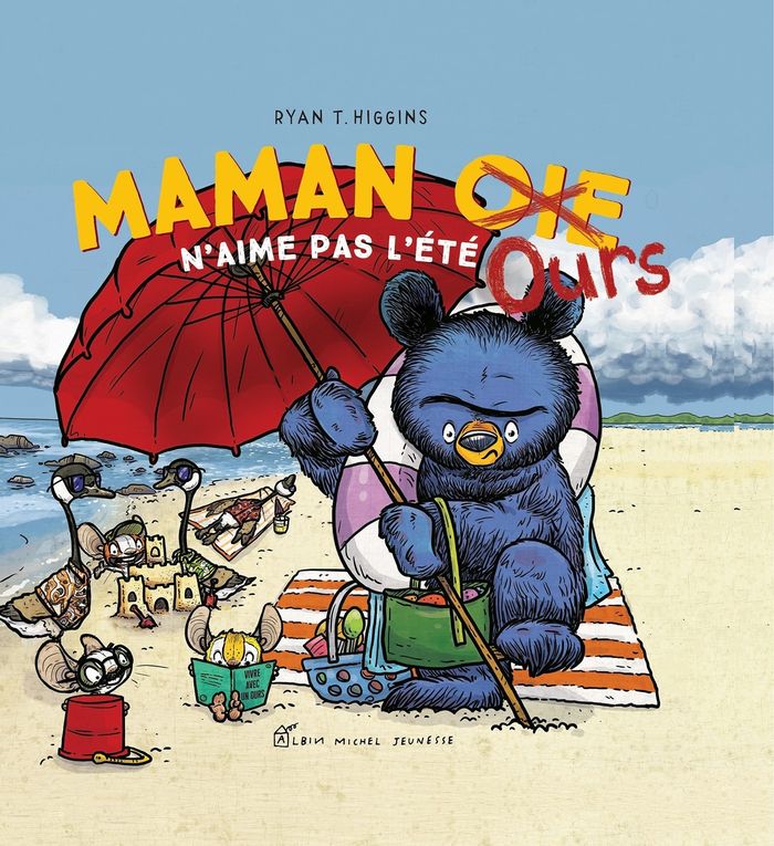 Couverture du livre « MAMAN OIE OURS N'AIME PAS L'ETE », librairie Les Contes Infusés à Corte