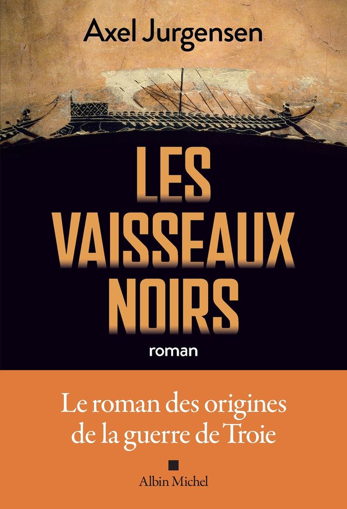 Couverture du livre « LES VAISSEAUX NOIRS - LE ROMAN DES ORIGINES DE LA GUERRE DE TROIE », librairie Les Contes Infusés à Corte