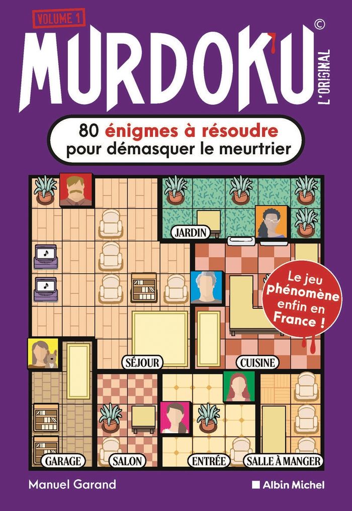 Couverture du livre « MURDOKU - T01 - MURDOKU L'ORIGINAL (VERSION FRANCAISE) - 80 ENIGMES A RESOUDRE POUR DEMASQUER LE ME », librairie Les Contes Infusés à Corte
