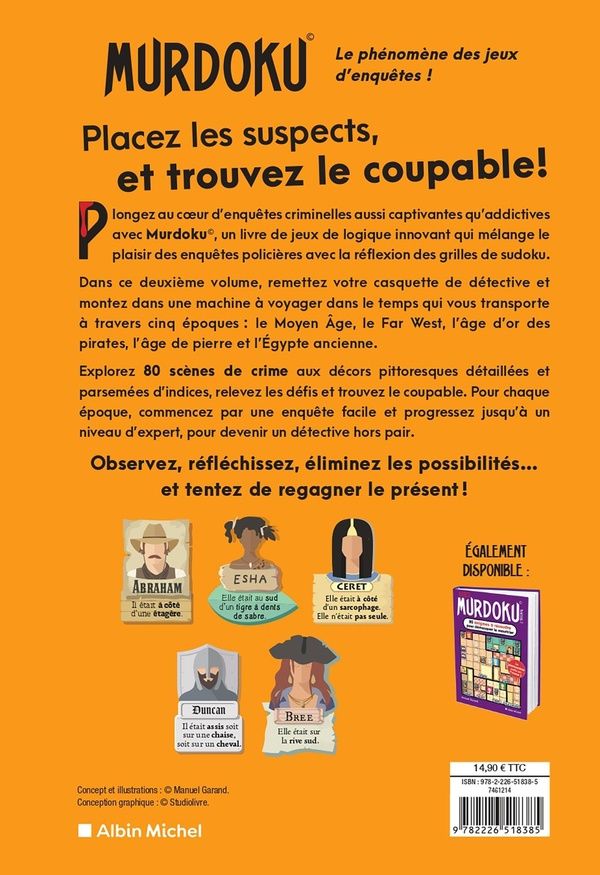 Quatrième de couverture de « MURDOKU L'ORIGINAL - TOME 2 (VERSION FRANCAISE) »