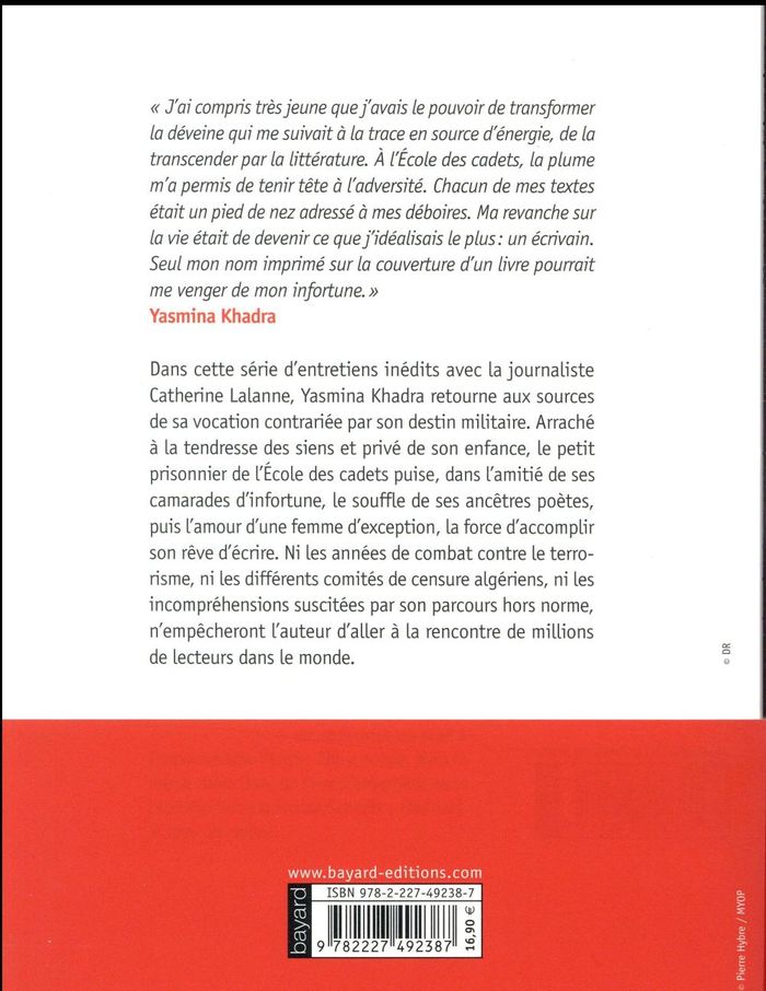 Quatrième de couverture de « Le baiser et la morsure : entretien avec Catherine Lalanne »