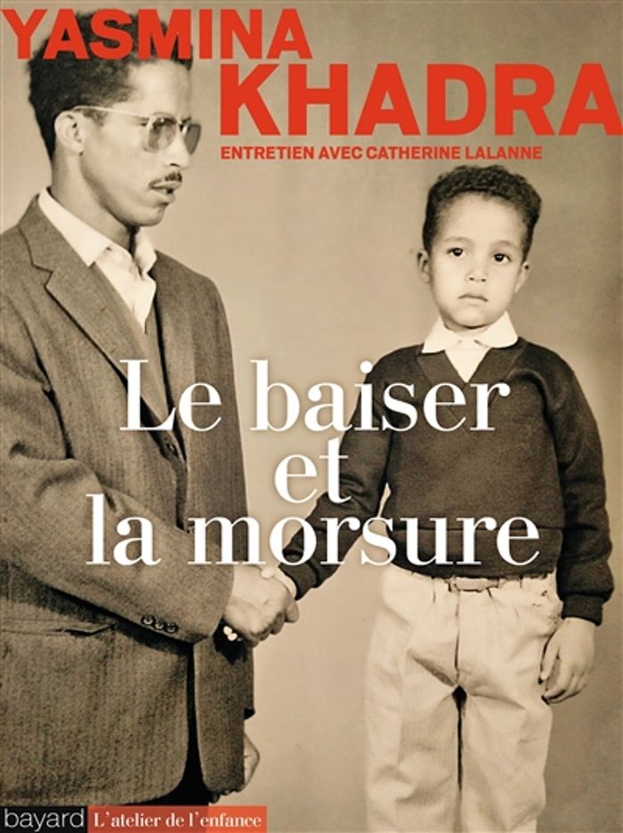 Couverture du livre « Le baiser et la morsure : entretien avec Catherine Lalanne » de Yasmina Khadra, librairie Les Contes Infusés à Corte