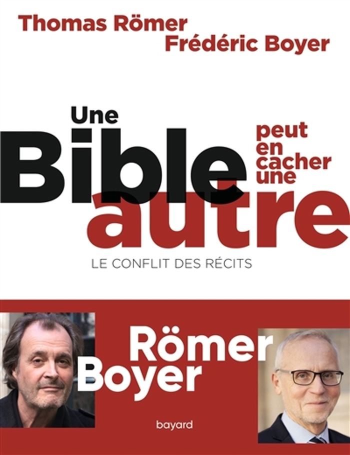 Couverture du livre « Une Bible peut en cacher une autre : le conflit des récits » de Thomas Römer, librairie Les Contes Infusés à Corte