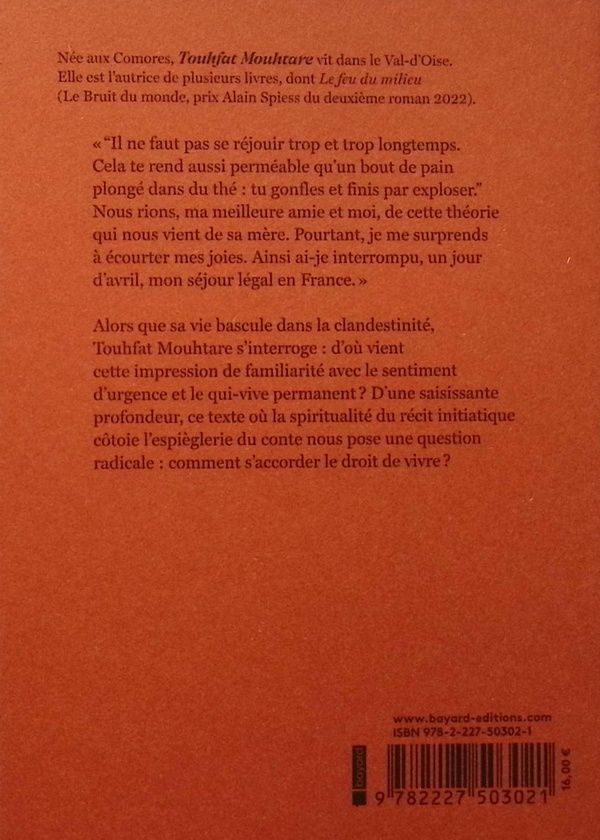 Quatrième de couverture de « Choses qui arrivent »