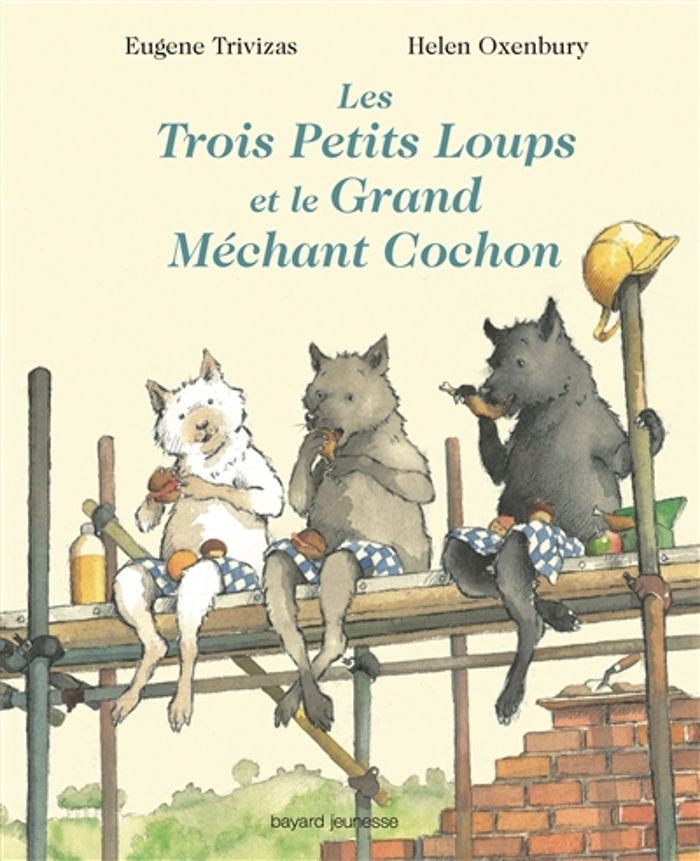 Couverture du livre « LES TROIS PETITS LOUPS ET LE GRAND MECHANT COCHON » de Xxx, librairie Les Contes Infusés à Corte