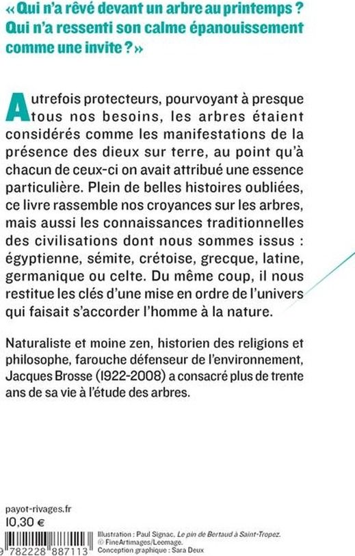 Quatrième de couverture de « MYTHOLOGIE DES ARBRES »