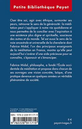 Quatrième de couverture de « La voie du chevalier : pratique de la méditation laïque »