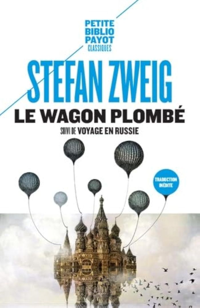Couverture du livre « Le wagon plombé » de Stefan Zweig, librairie Les Contes Infusés à Corte