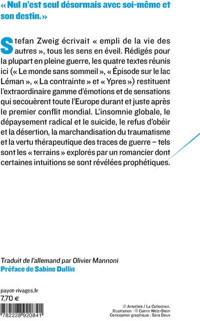 Quatrième de couverture de « Le monde sans sommeil »