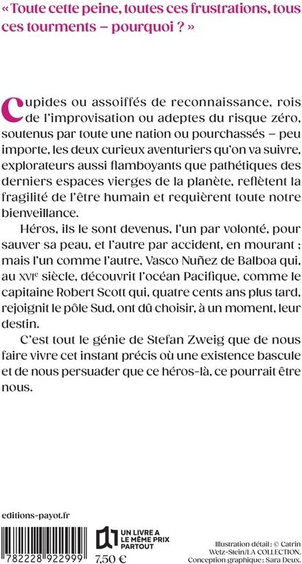 Quatrième de couverture de « La fuite dans l'immortalité »