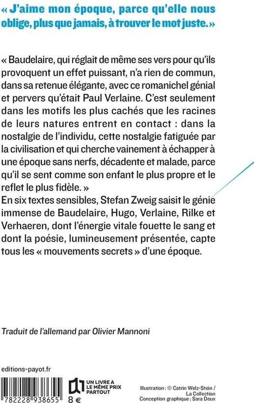 Quatrième de couverture de « Baudelaire : et autres poètes »