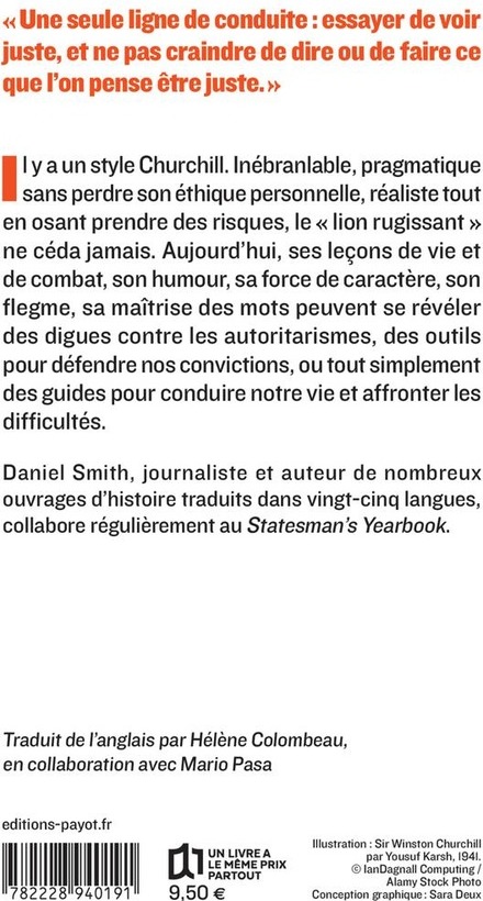 Quatrième de couverture de « DANS LA TETE DE CHURCHILL »