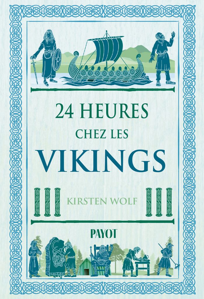 Couverture du livre « 24 heures chez les Vikings » de Kirsten Wolf, librairie Les Contes Infusés à Corte