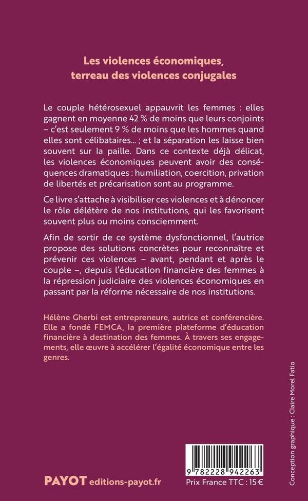 Quatrième de couverture de « DEPOSSEDEES - LE TABOU DES VIOLENCES ECONOMIQUES FAITES AUX FEMMES »