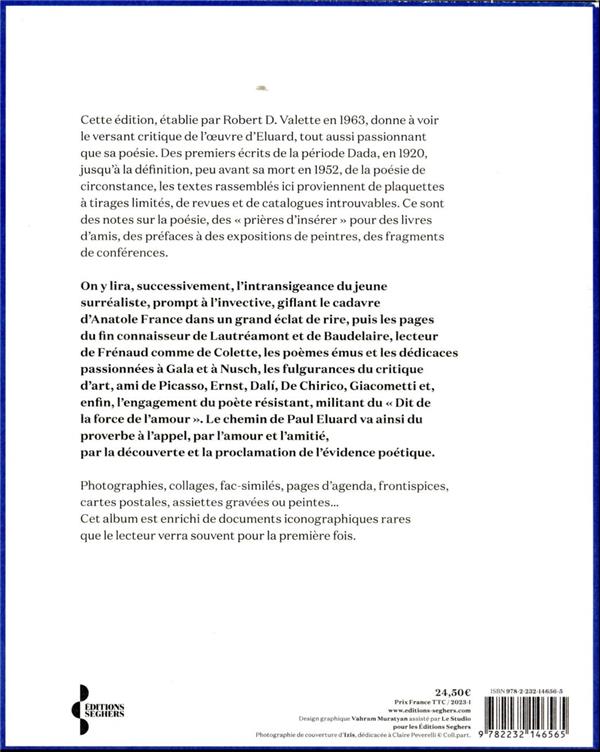 Quatrième de couverture de « Le poète et son ombre »